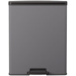 Poubelle  pdale decobin 65l de curver cool grey