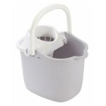 Curver seau � pression gris 15 litres pour nettoyage