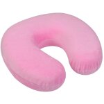 Collier cervical oreiller de voyage repose - nuque 31cm voiture voyage avion rose