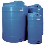 Cuve rcupration eau de pluie 1000l - rservoir arien vertical bleu - polythylne - elbi cv