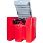 Cuve r�servoir diesel rouge fioul en pe 980 l avec pompe 230 v et pistolet automatique mw tools tdc1000230 ...