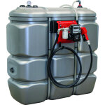 Drakkar equipement - cuve stockage fuel et gnr pehd double paroi 1500l station 230v 60l / min s08127