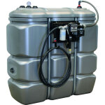 Sodise - cuve stockage fuel pehd double paroi 1500l station 230v 70l / min s08129