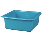 Cuvette carr�e gradu�e bleue - aluminium et plastiques