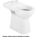 Roca - cuvette  rservoir bas pour mobilit rduite accs sortie : verticale