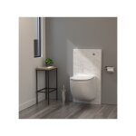 Watermatic - cuvette suspendue avec broyeur int�gr� marbre blanc w40 silence