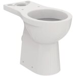 Cuvette de toilette wc surleve sur pied porcher ulysse + en porcelaine vitrifie blanche - p014001