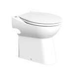 Cuvette wc a broyeur int�gr� sanicompact 43 eco + sfa c43std