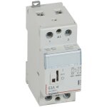 Contacteur de puissance cx3 2 ples 230v 2f 63a silencieux legrand 412560