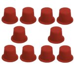Cyclingcolors - 10x bouchon anti - poussi�re bouchon d'obturation en plastique rouge embout raccord capuchon ...