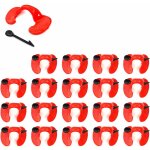 Cyclingcolors - 20x lunette anti - picage volaille avec aiguille de fixation poules petits oiseaux jeunes ...