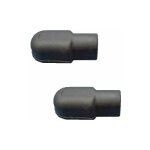Cyclingcolors - 2x cache cosse en pvc noir 17x25x38mm connecteur batterie anti parasite protection cble ...
