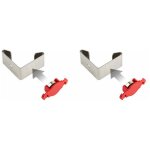 Cyclingcolors - 2x clip de plinthe magntique avec clip en mtal et aimant pied meuble adaptable cuisine ...