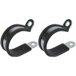 Cyclingcolors - 2x colliers de serrage m�tallique avec insert caoutchouc diam�tre 52mm fixation tube ...