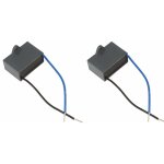Cyclingcolors - 2x condensateur cbb61 1uf 450v 2 fils 100mm moteur électrique démarrage compresseur pompe ... Cyclingcolors - 2x condensateur cbb61 1uf 450v 2 fils 100mm moteur électrique démarrage compresseur pompe ...