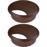 Cyclingcolors - 2x passe c�ble bureau table fil diam�tre 70mm encastrable cordon prise ordinateur ecran ...