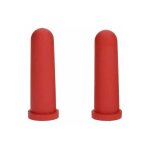 Cyclingcolors - 2x t�tine pour animal longueur 100mm couleur rouge biberon bovin veau universelle