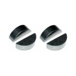 Cyclingcolors - 4x clavette demi lune disque en acier din 6888 arbre transmission tracteur tondeuse motoculteu ...
