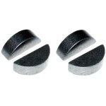Cyclingcolors - 4x clavette demi lune disque en acier din 6888 arbre transmission tracteur tondeuse motoculteu ...