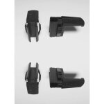 4x clip de pied de meuble plinthe socle en plastique noir pour plinthe 18 - 19mm embase cuisine salle ...