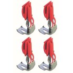 Cyclingcolors - 4x fixation clip pour �vier 30 x 42mm acier inoxydable et plastique rouge franke cuisine ...