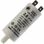 Condensateur de démarrage universel 2, 5µf 450v Ø25mm longueur 55mm fixation m8 2 cosses permanent moteur ... Condensateur de démarrage universel 2, 5µf 450v Ø25mm longueur 55mm fixation m8 2 cosses permanent moteur ...