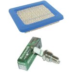 Cyclingcolors - filtre � air briggs et stratton et honda gcv + bougie f5rtc (�quivalent ngk bpr5es) tondeuse ...