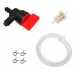 Cyclingcolors - kit essence : robinet compatible avec briggs stratton 399517 698182 on off 90� + durite ...