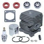 Cylindre piston kit pour trononneuse husqvarna 372xp 371 365 362 375k gros alsage remplacer les pices ...
