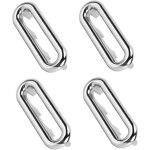 Cyslmuk - lot de 4 �vier trop - plein anneau trop - plein trou argent cuisine salle de bain bassin garniture ...