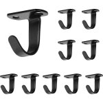 Cyslmuk - crochet � manteau en acier inoxydable ? sous �tag�re ? fix� au crochet de plafond ? crochet ...