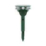 Cyslmuk - r�pulsif solaire ultrasonique + flash 270� - d�tecteur de mouvement, r�pulsif solaire ext�rieur ...