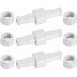 D20 lot de 3 raccords rotatifs pour tuyau d'arrosage avec 6 embouts d15 compatibles avec zodiac polaris ...