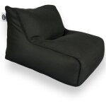 Daddy cool fauteuil xl 100x90x70cm interieur & exterieur flottant, dehoussable et resistant aux uv, noir, ...