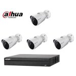 Kit de surveillance vido ip poe 4 camras dahua 4 mpx