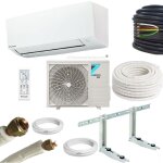 Daikin avec kit d?installation 7 m�tres ? mono - split 9000 btu ? 2. 6 kw ftxc25d rxc25d, a + + , climatiseur ...