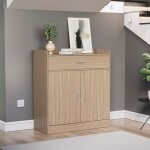 Dalby meuble  chaussures 2 portes 1 tiroir, armoire de rangement pour entre h 90 x l 82 x p 34 cm, ...