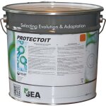 Dalep - rev�tement color� pour toiture protectoit pot de 4l pour 16 � 20 m2 marron