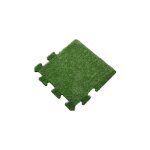 Vivol - dalle en caoutchouc avec couche sup�rieure en gazon artificiel 30 mm - 50x50 cm - syst�me puzzle ...