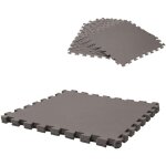 Dalle pour piscine imprim� taupe 50x50cm 3mm 9 pi�ces werka pro