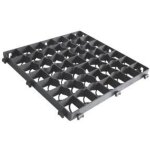 Dakota ? dalle de renfort gazon 500 x 500 mm ? hauteur 40 mm ? couleur noire ? pour all�es et zones de ...