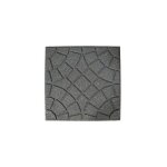 Ribimex - dalle de terrasse, balcon, ext�rieurs grise 45x45 cm en caoutchouc