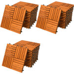 Dalles de terrasse en bois d'acacia ou bois d'eucalyptus certifiés fsc 30 x 30 cm dalle clipsable balcon ... Dalles de terrasse en bois d'acacia ou bois d'eucalyptus certifiés fsc 30 x 30 cm dalle clipsable balcon ...