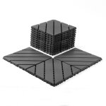 Dalles de terrasse embo�tables en plastique, paquet de 44, 30 x 30 cm, imperm�ables, pour une utilisation ...