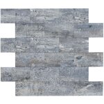 Dalsys - panneaux muraux autocollants aspect marbre aspect pierre 1m, 11 pices revtement mural rsistant ...