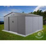 Dancover - abri de jardin 3, 4x3, 82x2, 05m, 12, 99m², proshed®, aluminium gris Dancover - abri de jardin 3, 4x3, 82x2, 05m, 12, 99m², proshed®, aluminium gris