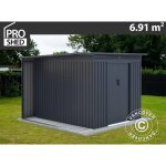 Dancover - abri de jardin avec une avance, 2, 57x2, 69x1, 87m,