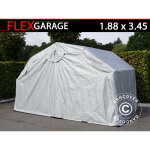 Garage pliant (moto), 1, 88x3, 45x1, 9m, gris Garage pliant (moto), 1, 88x3, 45x1, 9m, gris