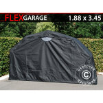 Garage pliant (moto), 1, 88x3, 45x1, 9m, noir Garage pliant (moto), 1, 88x3, 45x1, 9m, noir