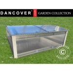 Dancover - mini serre, 0, 93m, 0, 93x1x0, 38m, argent